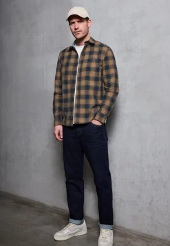 Chemise à carreaux en coton