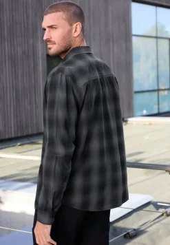 Chemise à carreaux en coton