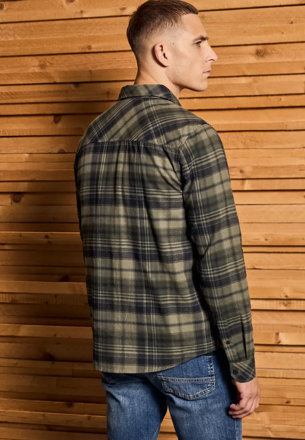 Chemise à carreaux en flanelle
