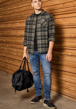 Chemise à carreaux en flanelle