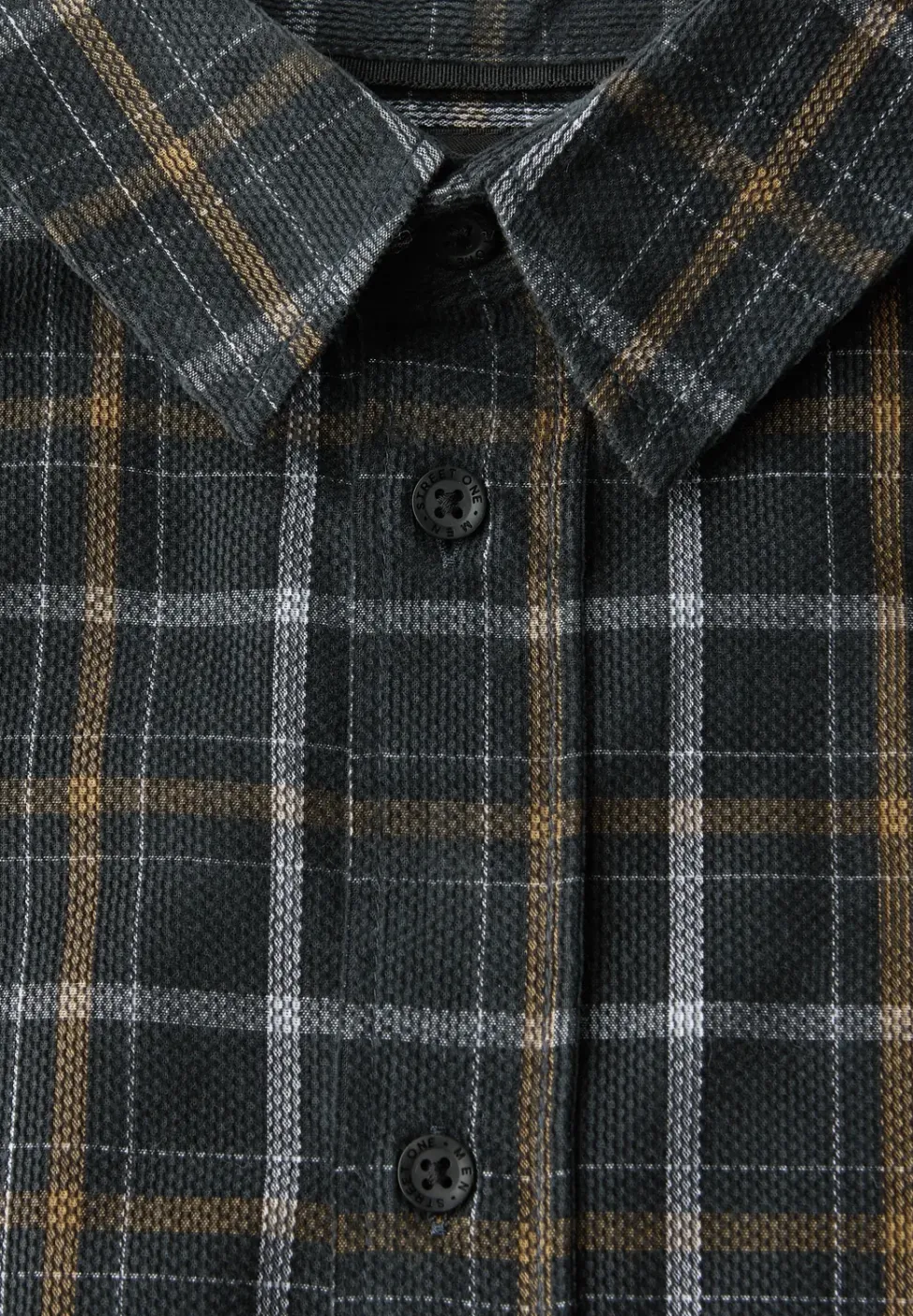 Chemise à carreaux en velours côtelé