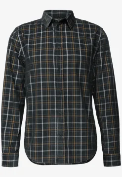 Chemise à carreaux en velours côtelé