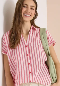 Chemise-chemise Dropped Shoulder en lin