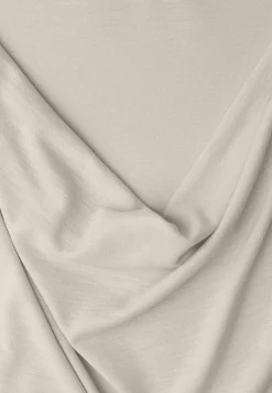Chemise dropped shoulder avec cascade sur le devant