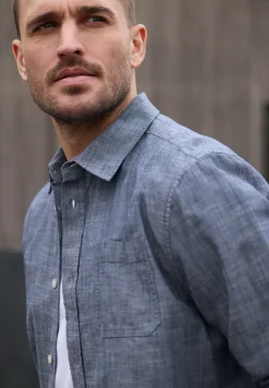 Chemise en chambray