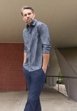 Chemise en chambray