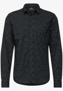 Chemise en popeline imprimée