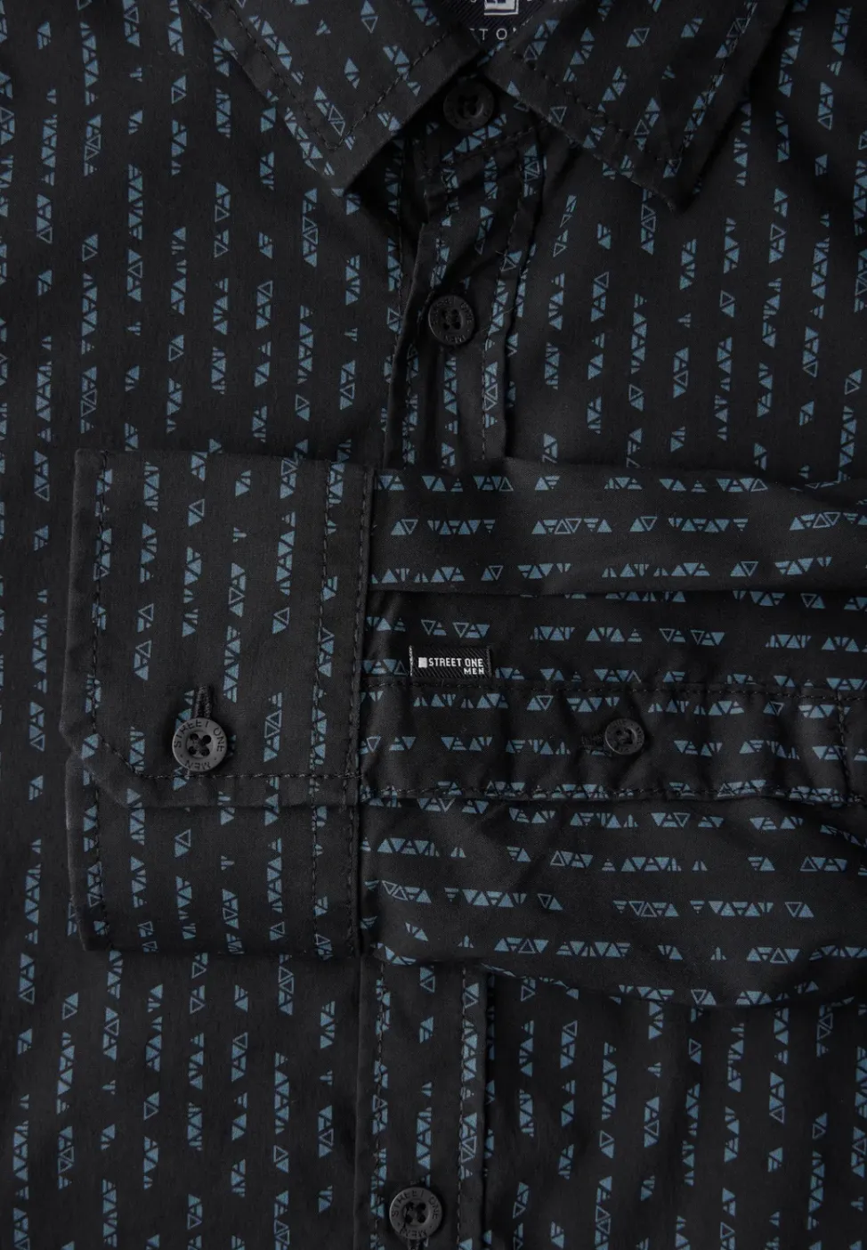Chemise en popeline imprimée