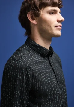 Chemise en popeline imprimée