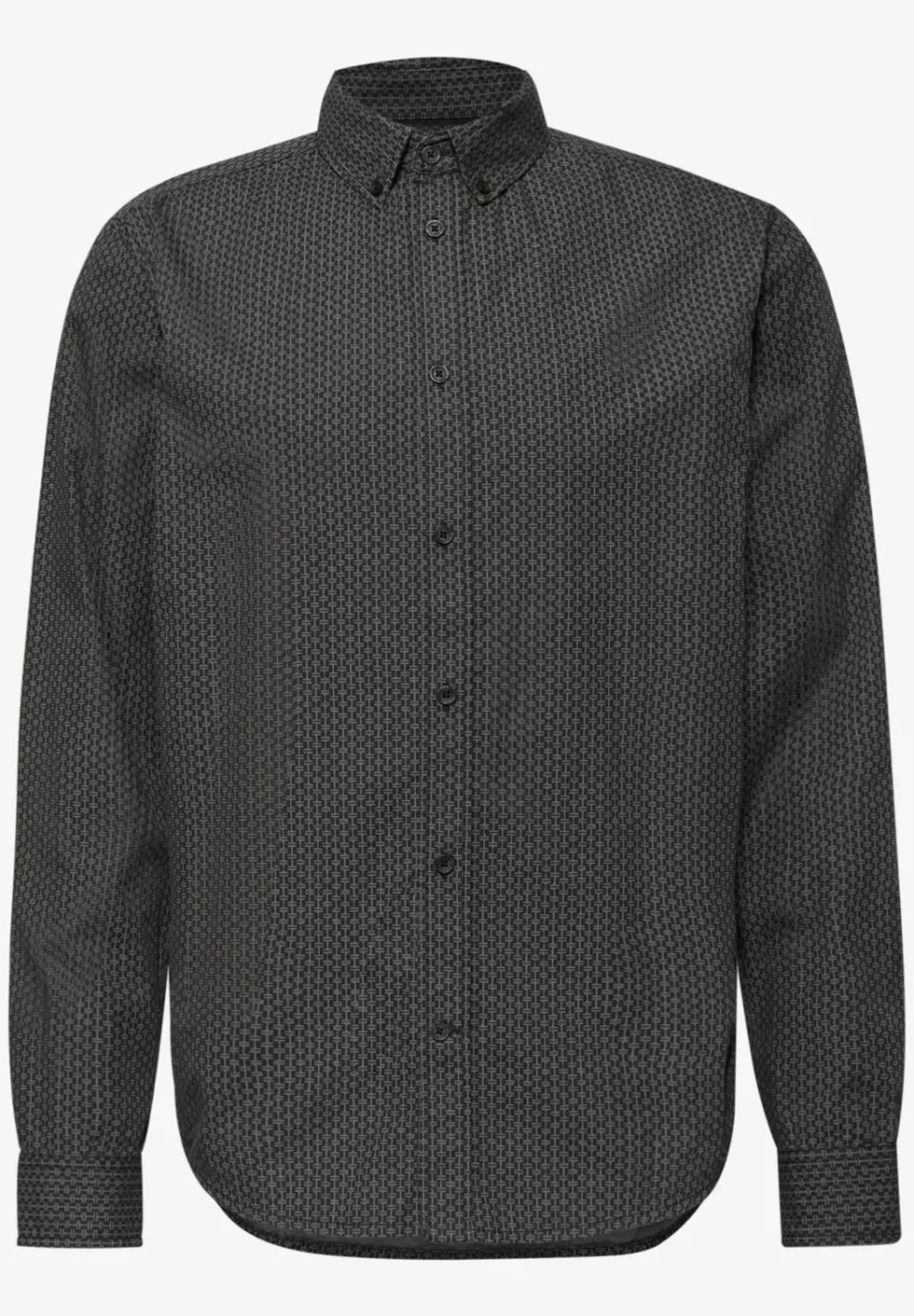 Chemise en popeline à motifs
