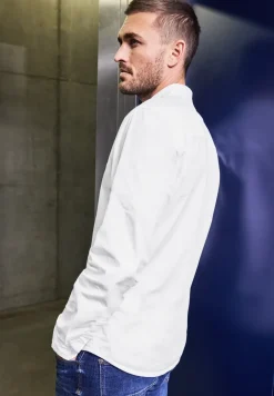 Chemise en popeline stretch