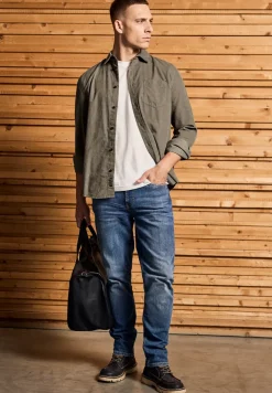 Chemise en velours côtelé doux