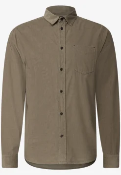 Chemise en velours côtelé doux