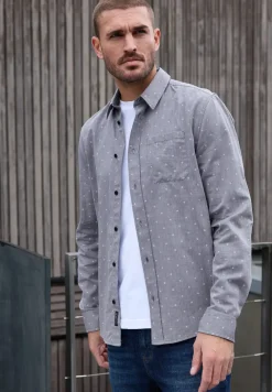 Chemise Herringbone à motifs