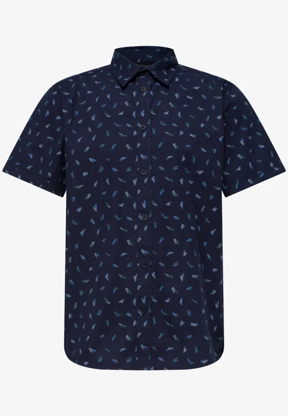 Chemise à manches courtes avec imprimé allover