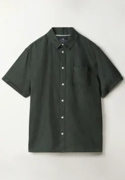 Chemise à manches courtes en lin
