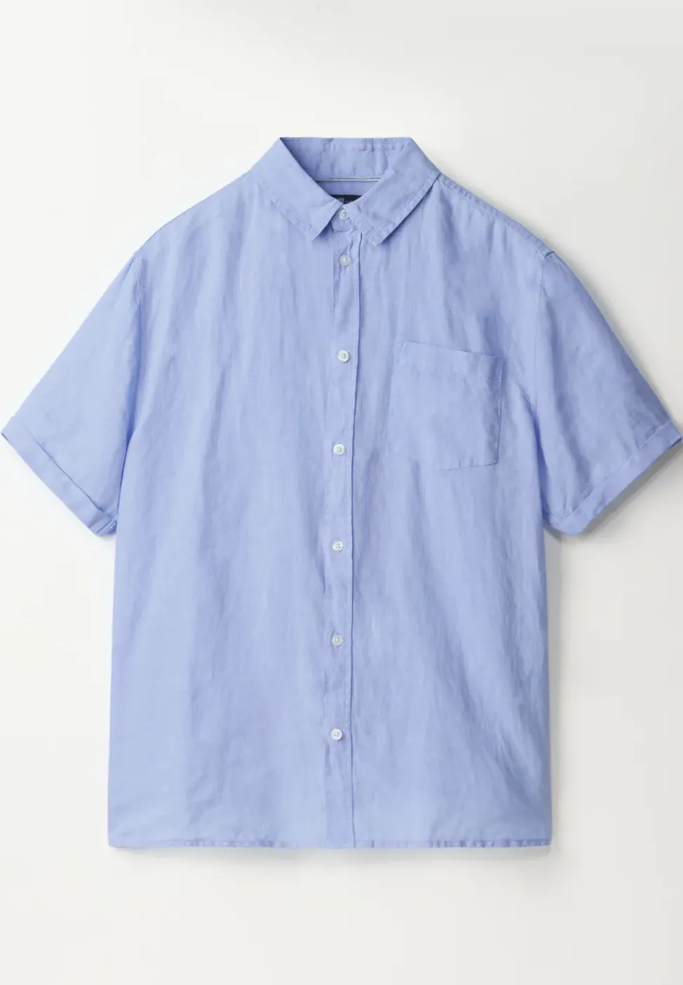 Chemise à manches courtes en lin