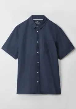 Chemise à manches courtes en lin