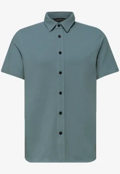 Chemise à manches courtes en qualité piquée