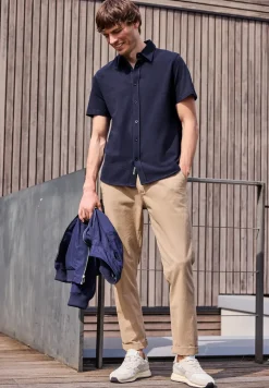 Chemise à manches courtes en qualité piquée
