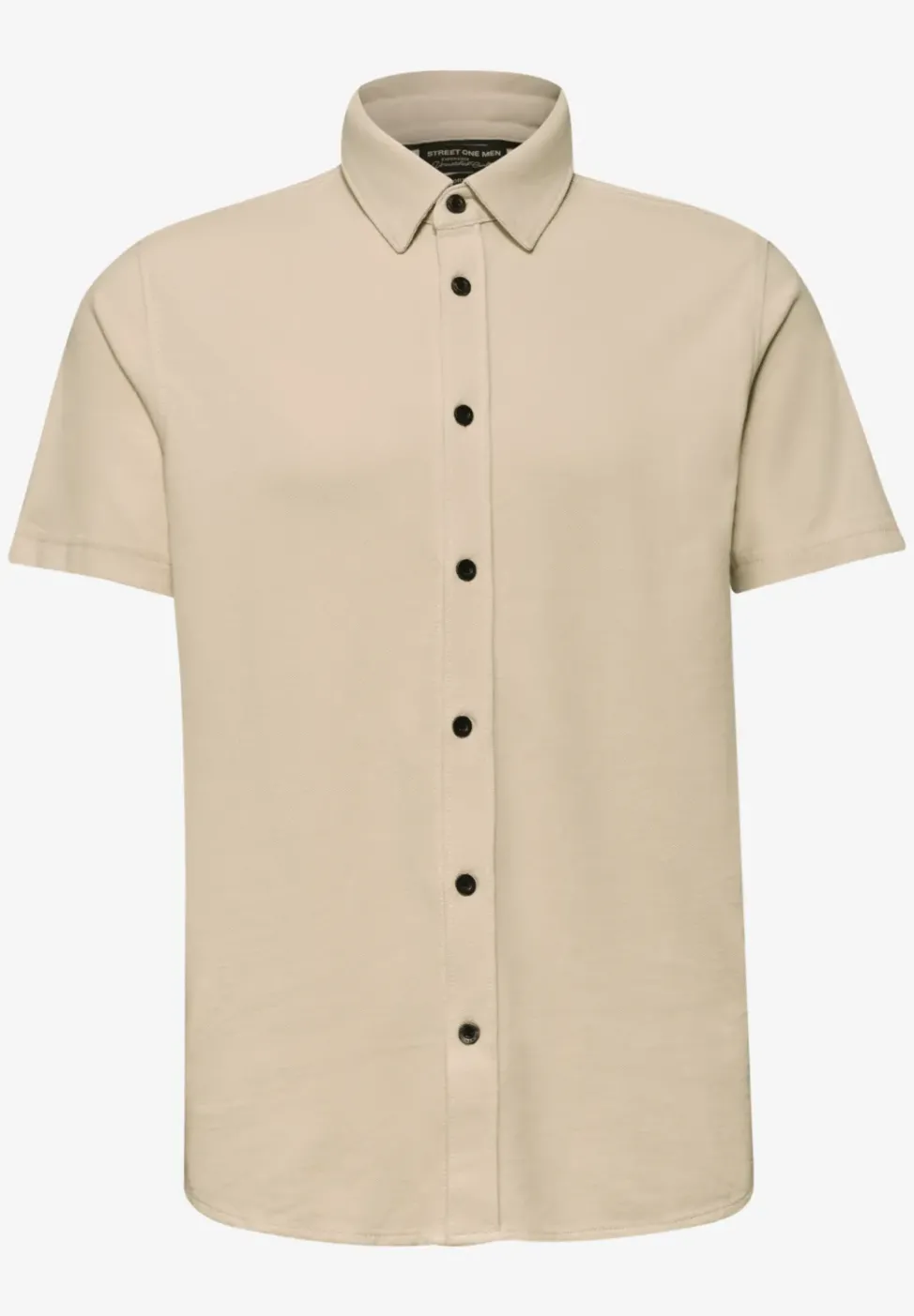 Chemise à manches courtes en qualité piquée