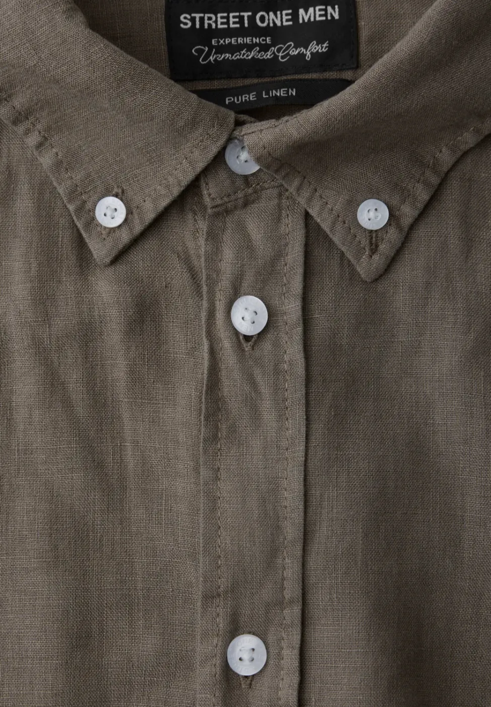 Chemise à manches longues en lin
