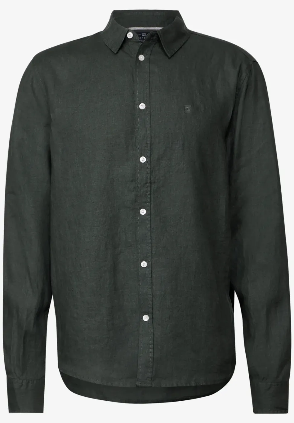 Chemise à manches longues en lin