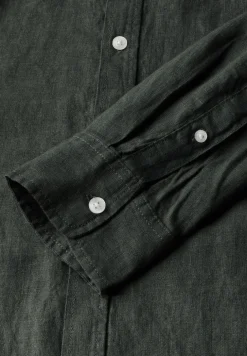 Chemise à manches longues en lin