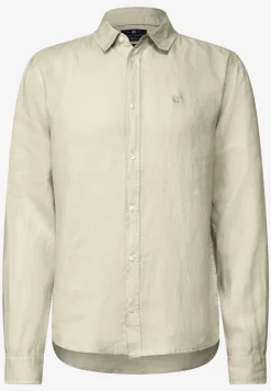 Chemise à manches longues en lin
