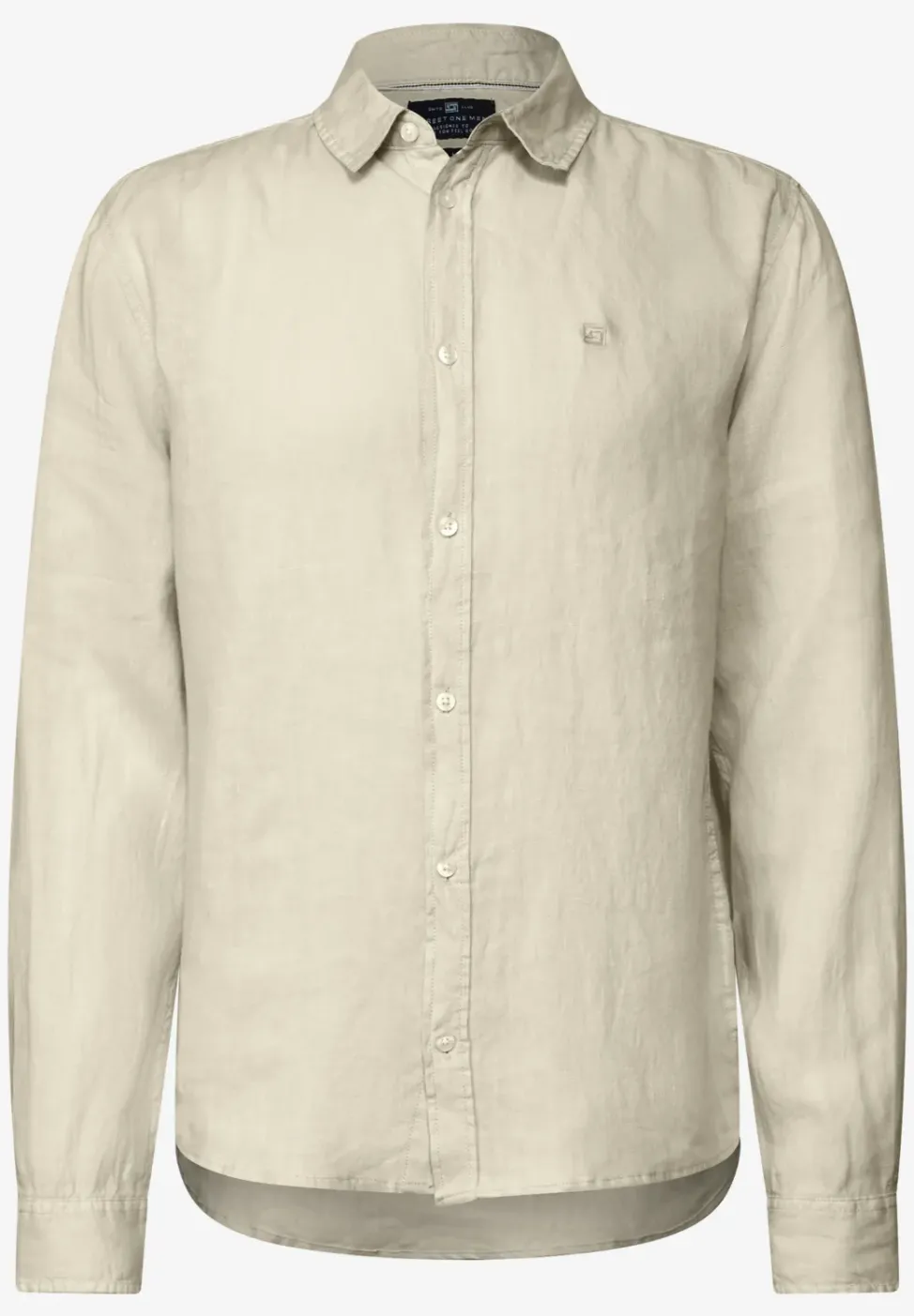 Chemise à manches longues en lin