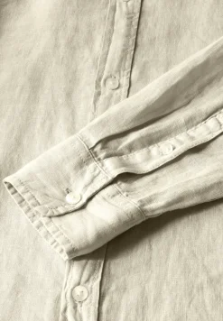 Chemise à manches longues en lin