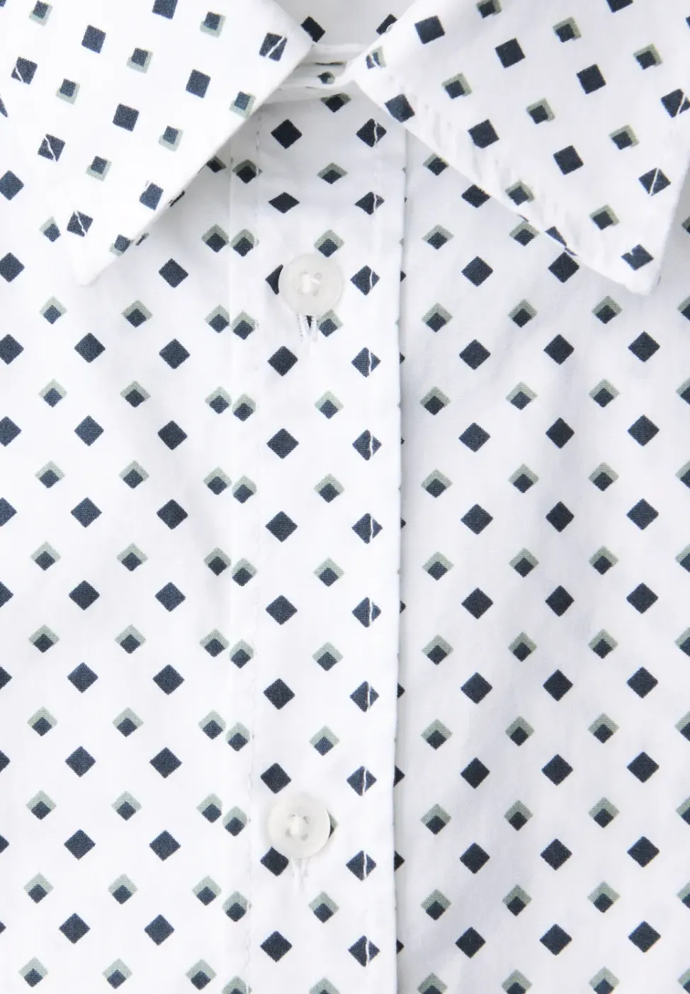 Chemise à manches longues en popeline
