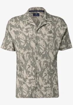 Chemise à motifs structurés