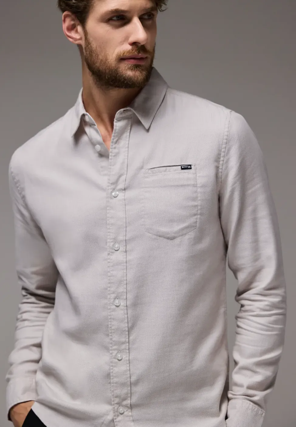 Chemise structurée slim fit