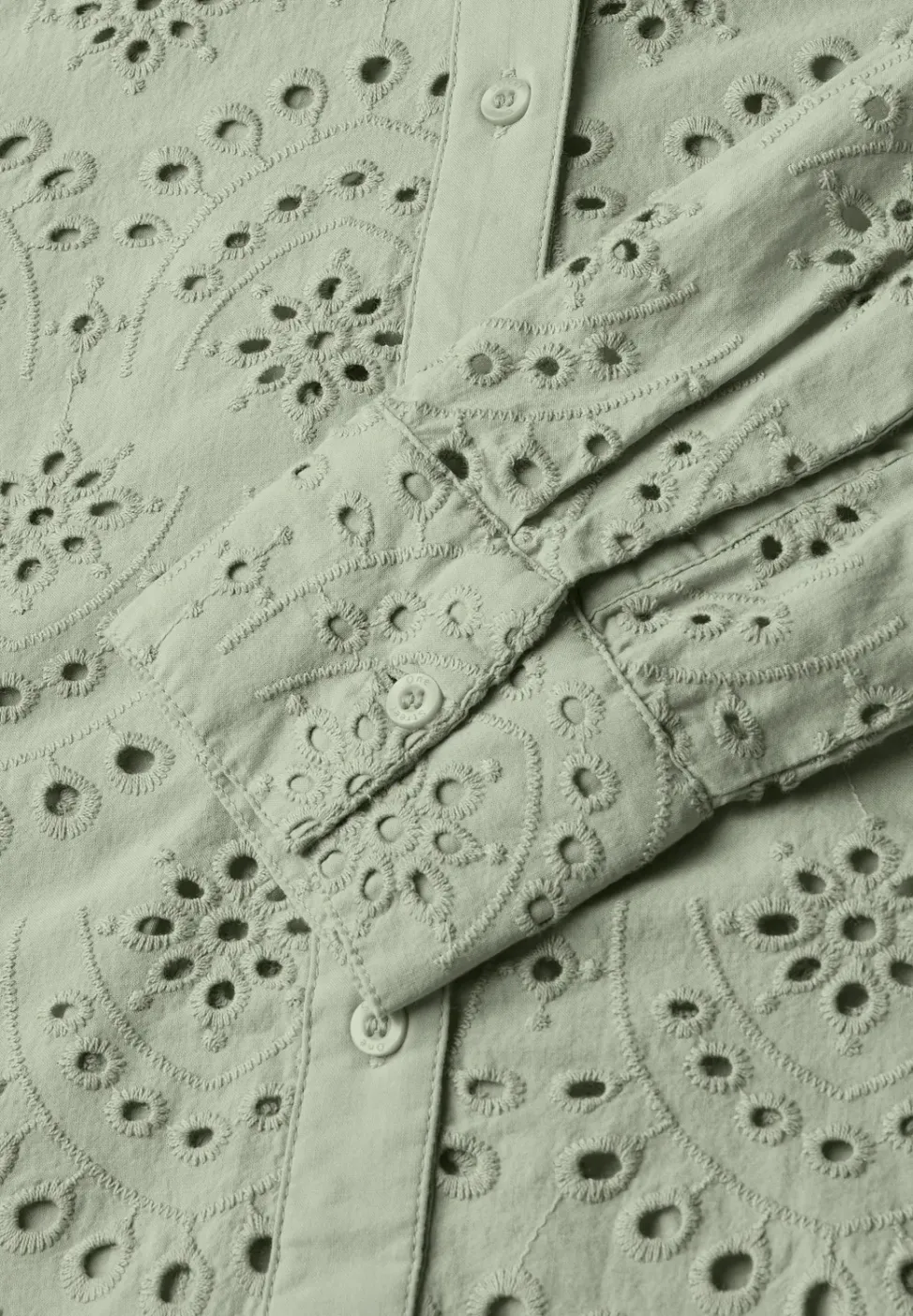 Chemisier avec broderie ajourée