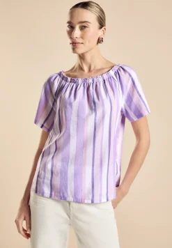 Chemisier chambray à rayures