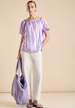Chemisier chambray à rayures
