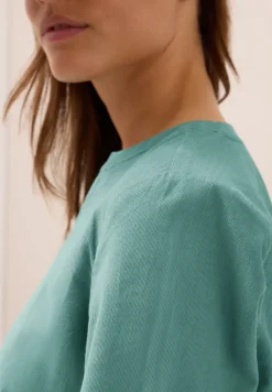 Chemisier en velours côtelé Split Neck