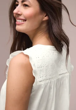 Chemisier top col fendu – détails shiffley
