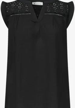Chemisier top col fendu – détails shiffley