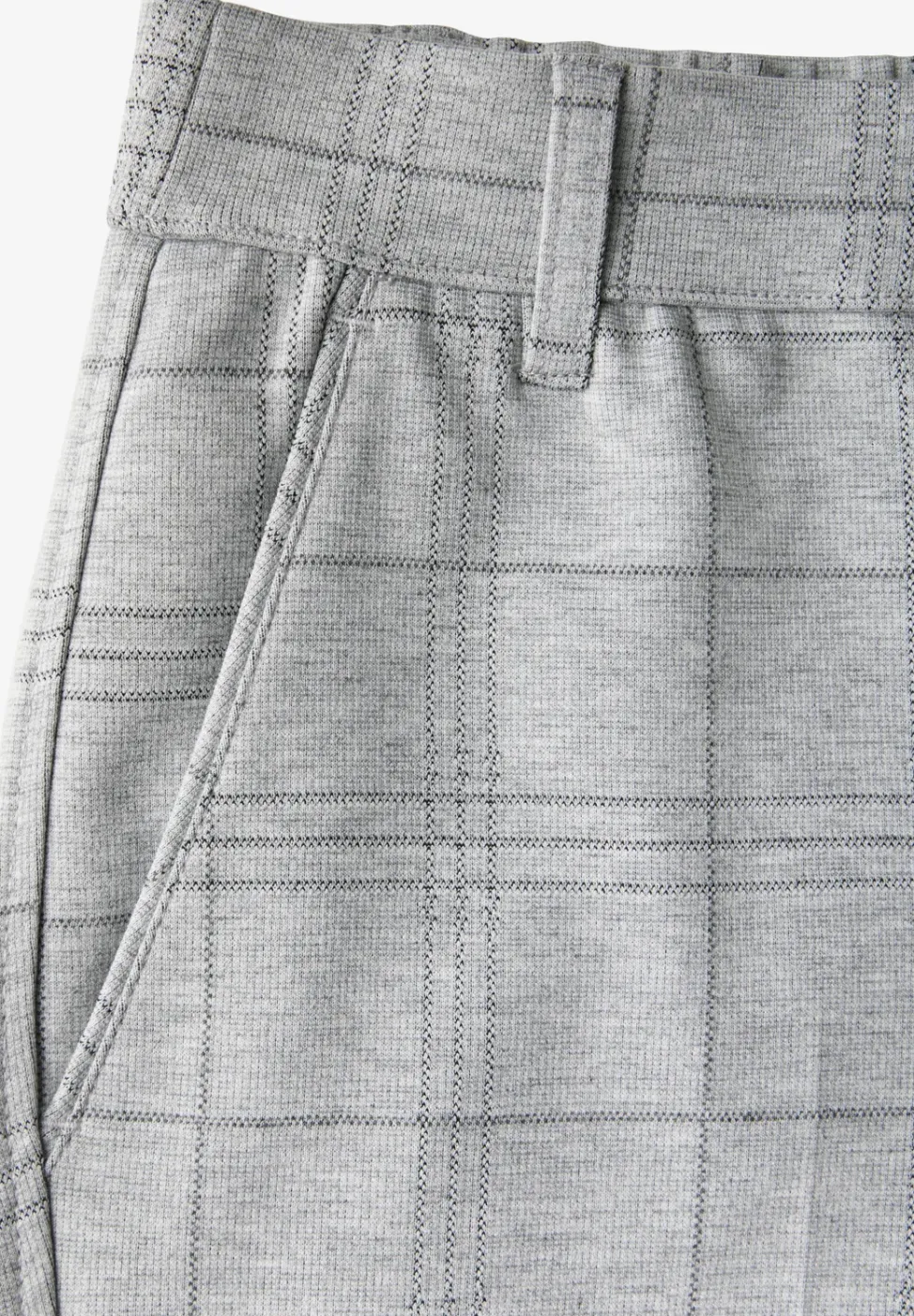 Chino à carreaux