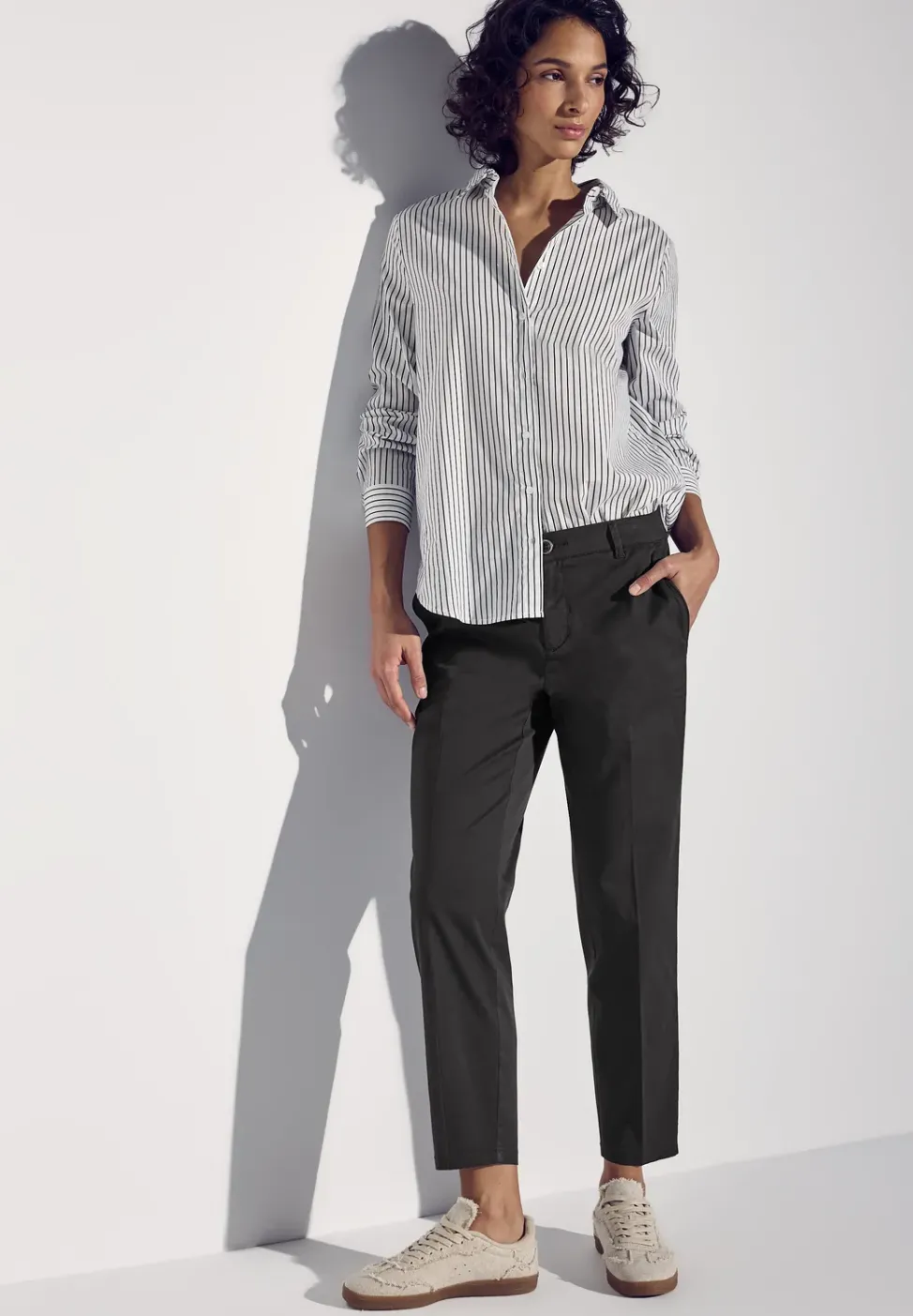 Chino en sergé doux