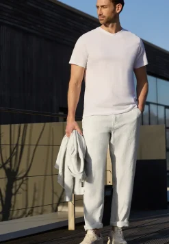 Chino Straight Legs en lin