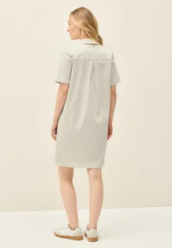 Colored Denim Robe chemisier