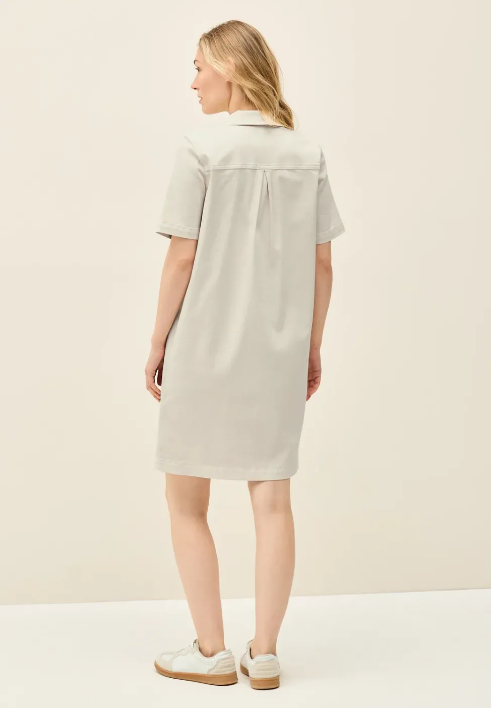 Colored Denim Robe chemisier
