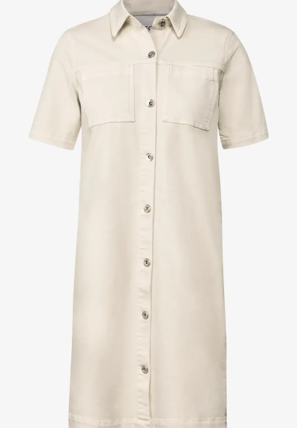 Colored Denim Robe chemisier