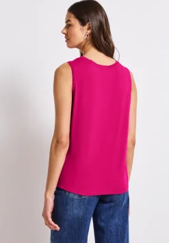 Débardeur en jersey avec détails au crochet
