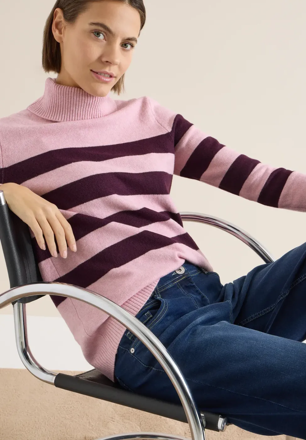 Doux pull à col roulé