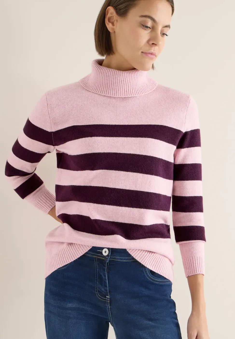Doux pull à col roulé