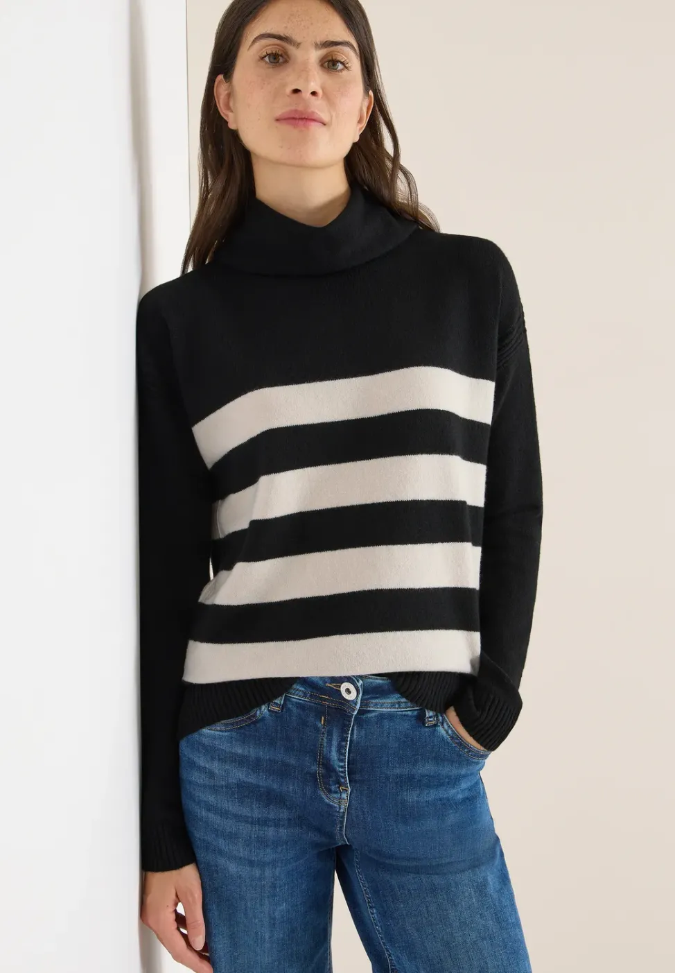 Doux pull à col roulé